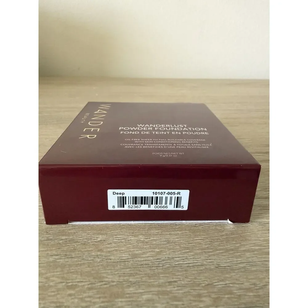 Wander Beauty Wanderlust Powder Foundation Deep 9g / 0.31 oz New In Box